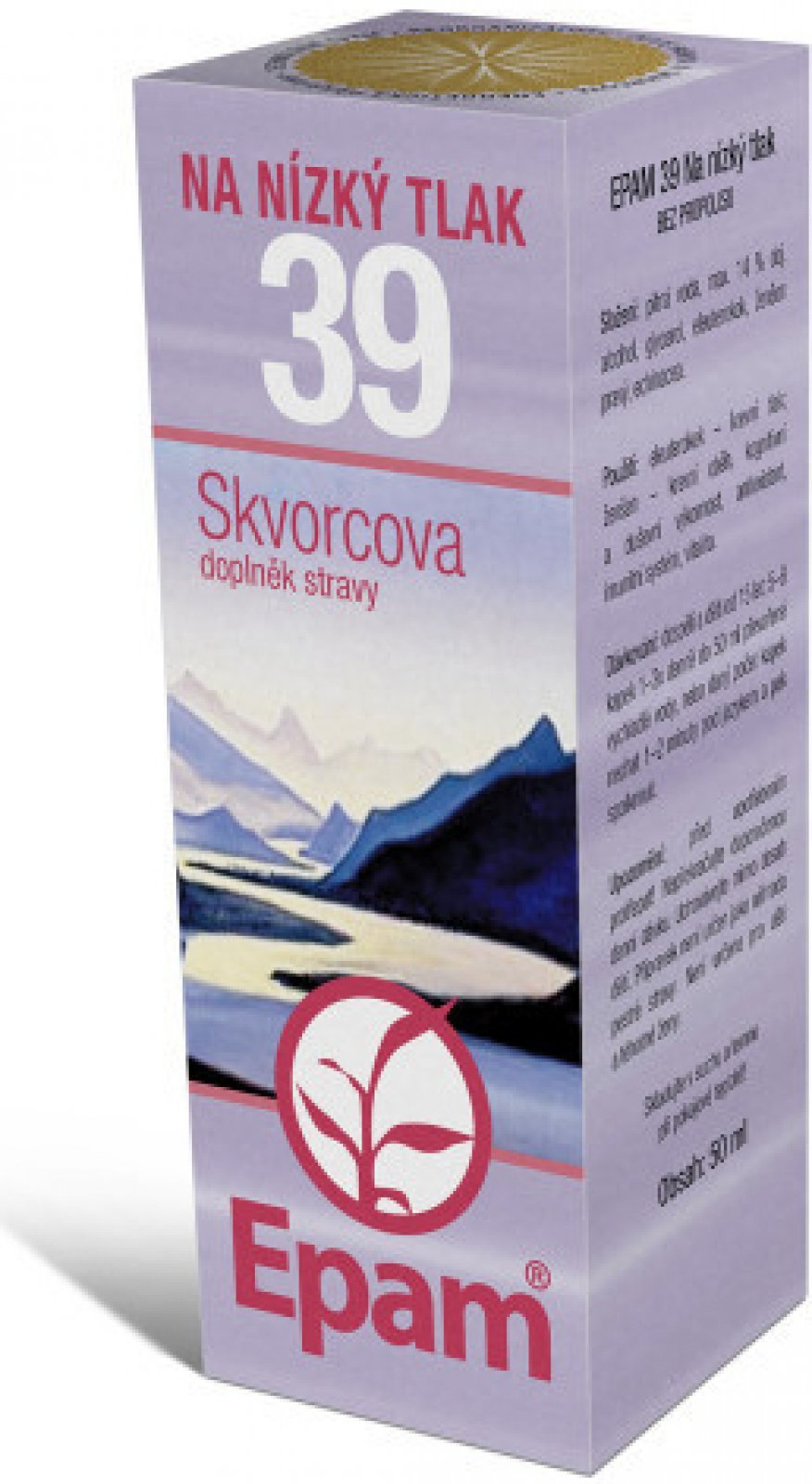 Roni Epam kapky 39 Při nízkém krevním tlaku 50 ml